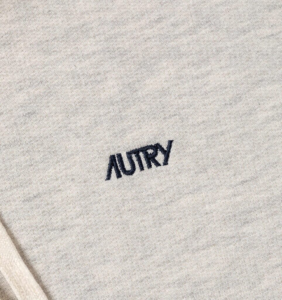SWEAT À CAPUCHE EN COTON AVEC LOGO BRODÉ POUR HOMME