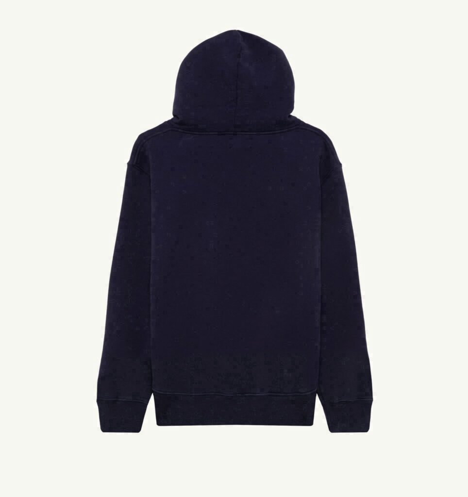 SWEAT À CAPUCHE EN COTON AVEC LOGO BRODÉ POUR HOMME