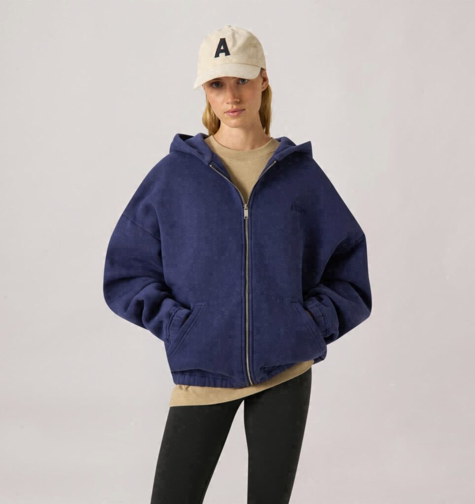 SWEAT À CAPUCHE ZIPPÉ UNISEX
