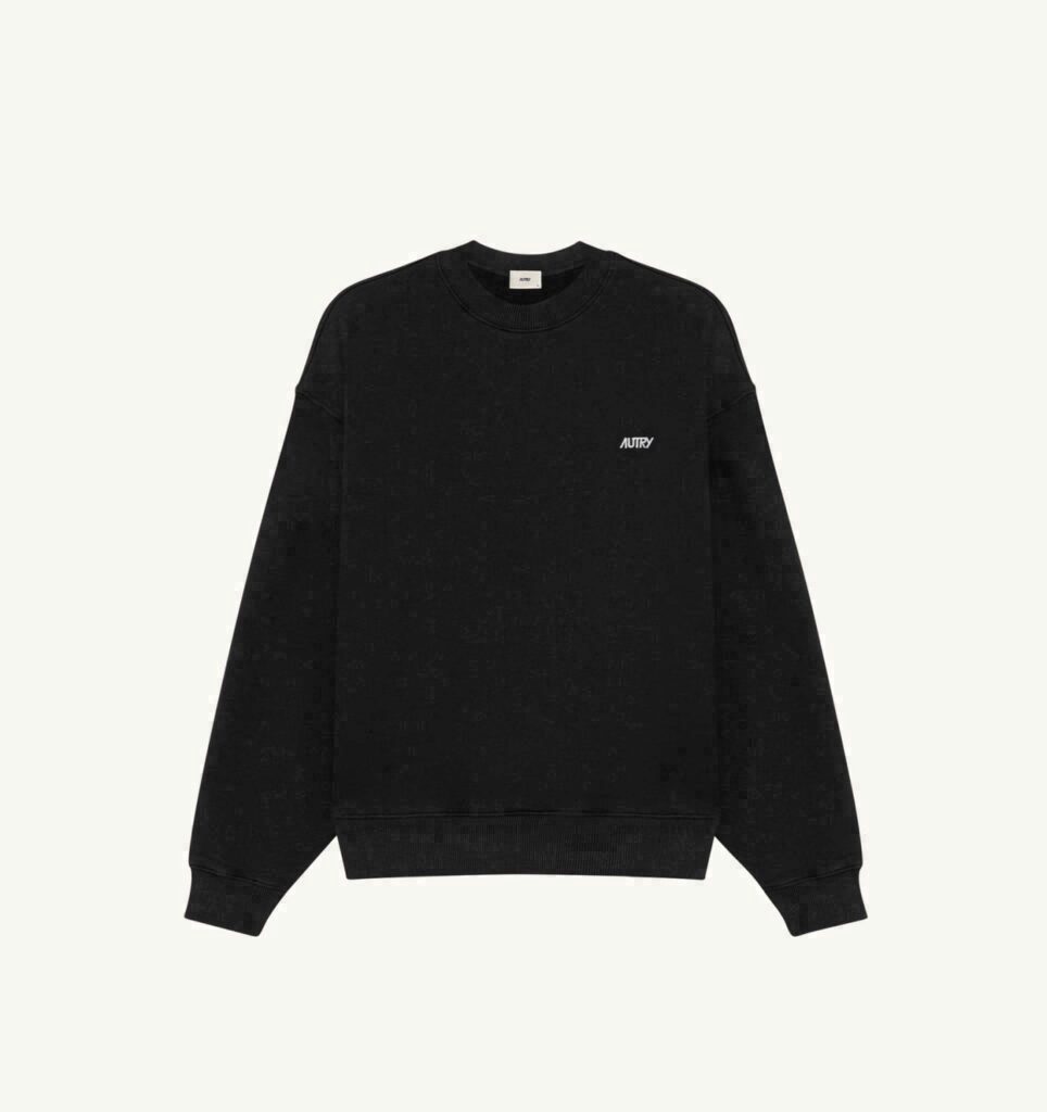 SWEAT COL ROND AVEC LOGO BRODÉ FEMME
