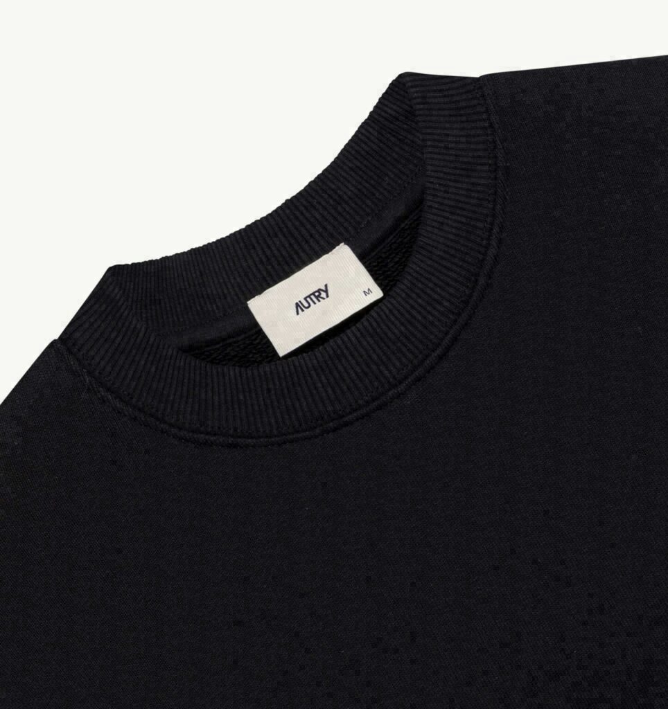 SWEAT COL ROND AVEC LOGO BRODÉ FEMME