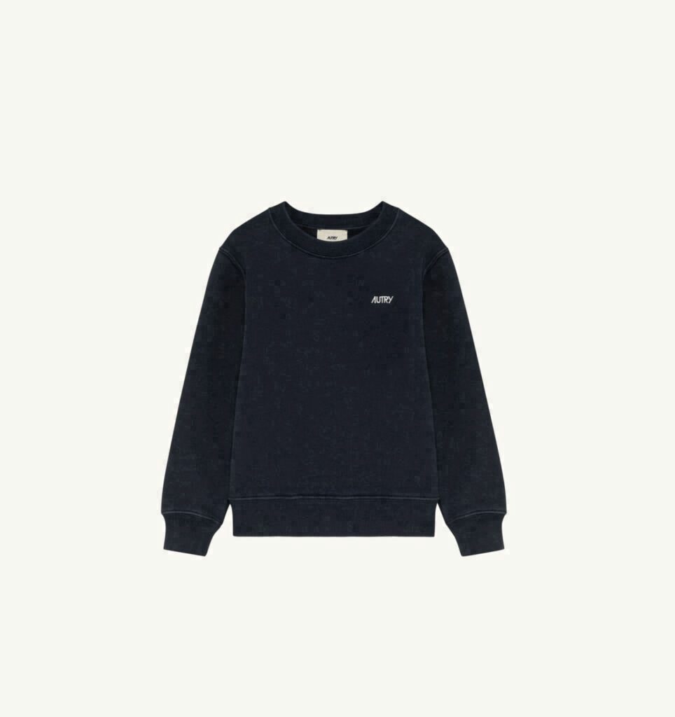 SWEAT KIDS COL ROND AVEC LOGO AUTRY BRODÉ