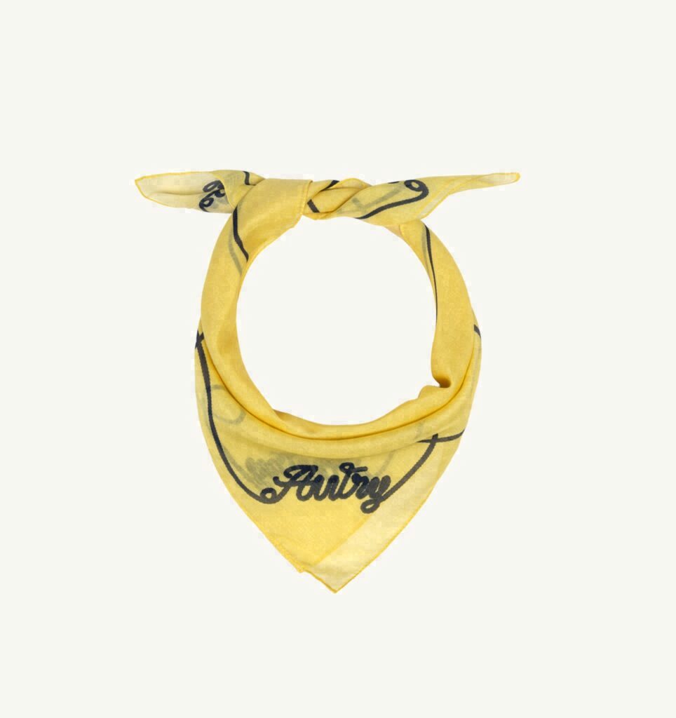 FOULARD EN COTON ET SOIE UNISEX