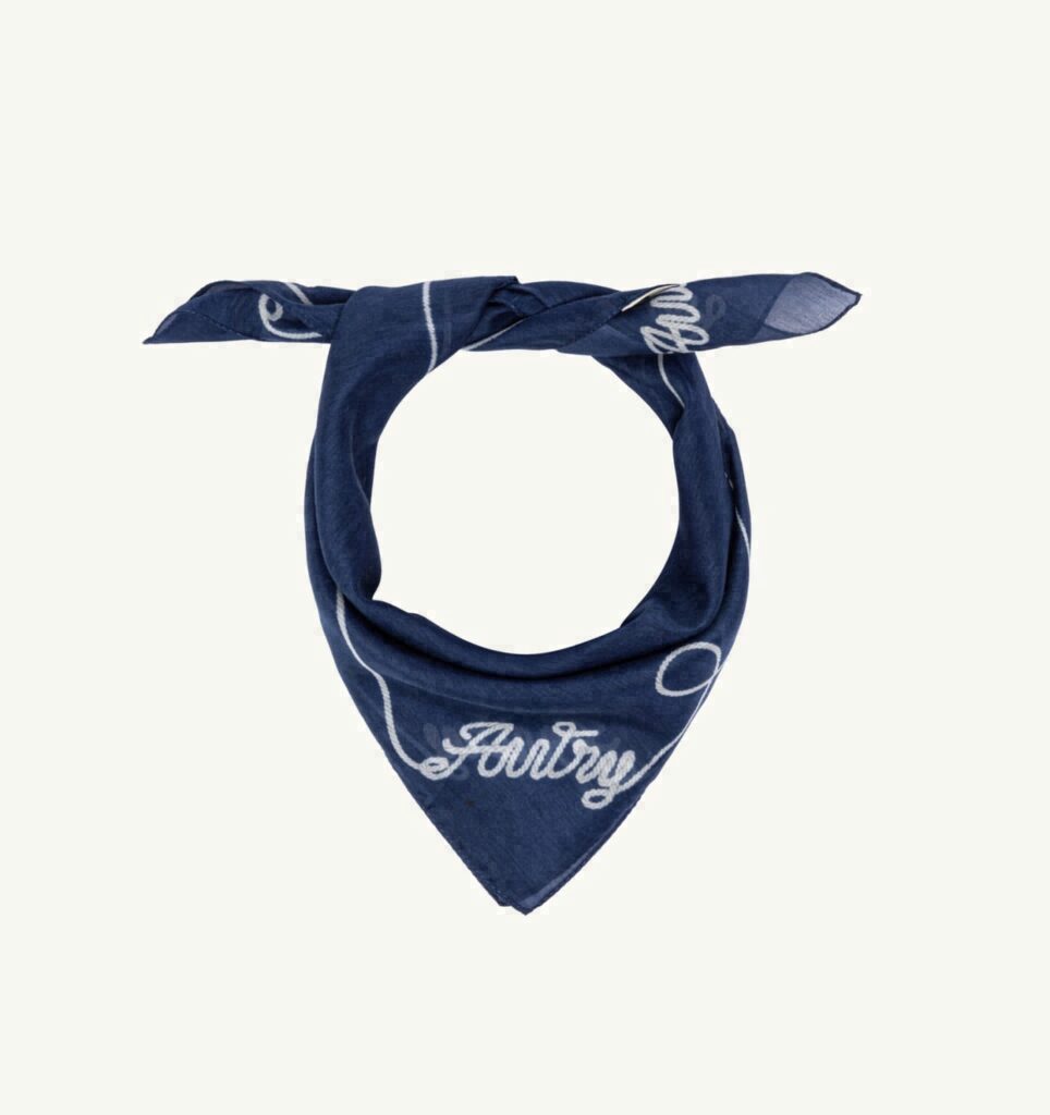 FOULARD EN COTON ET SOIE UNISEX