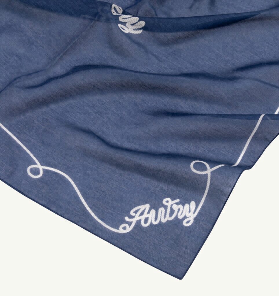 FOULARD EN COTON ET SOIE UNISEX