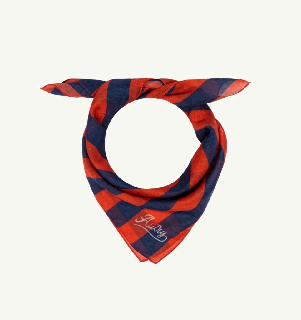 FOULARD EN COTON ET SOIE UNISEX