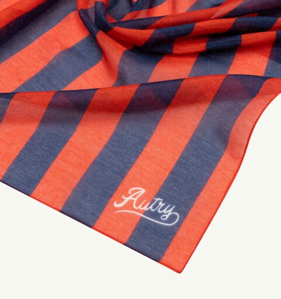 FOULARD EN COTON ET SOIE UNISEX