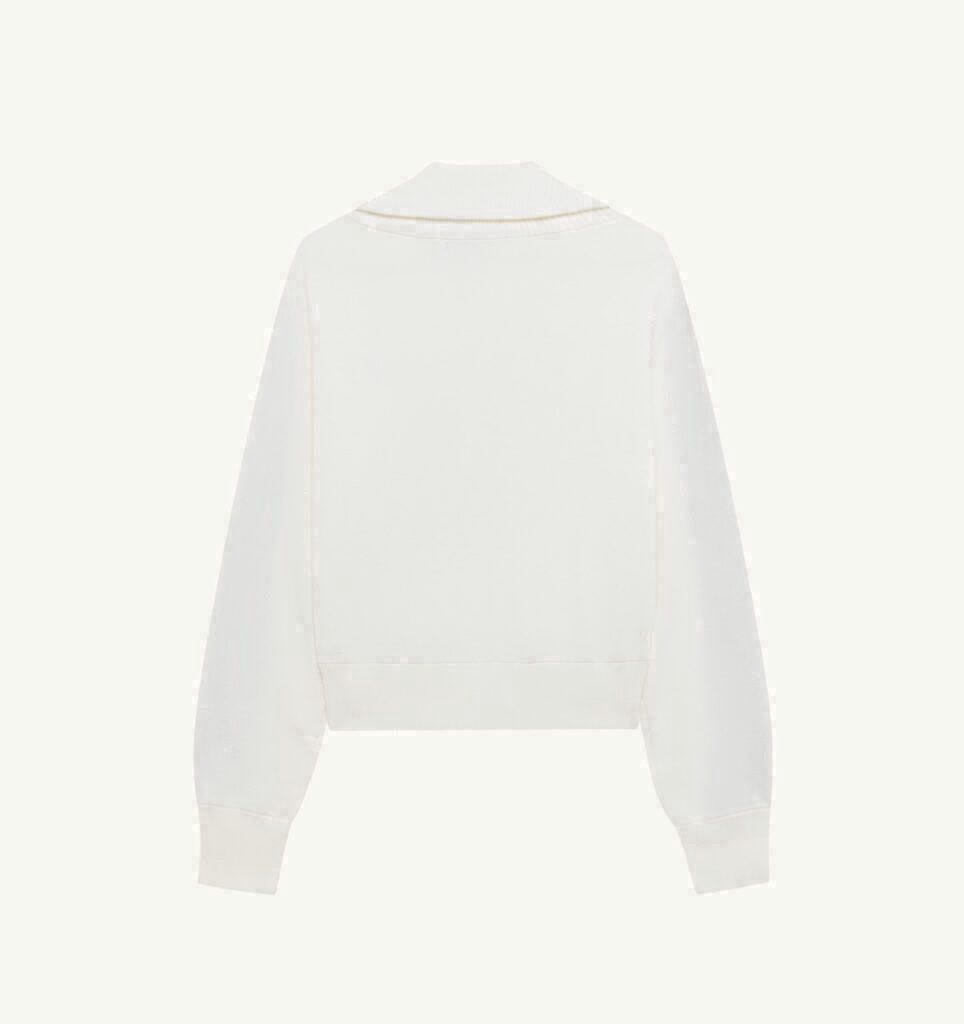 VESTE À FERMETURE ÉCLAIR EN MAILLE DE VISCOSE FEMME