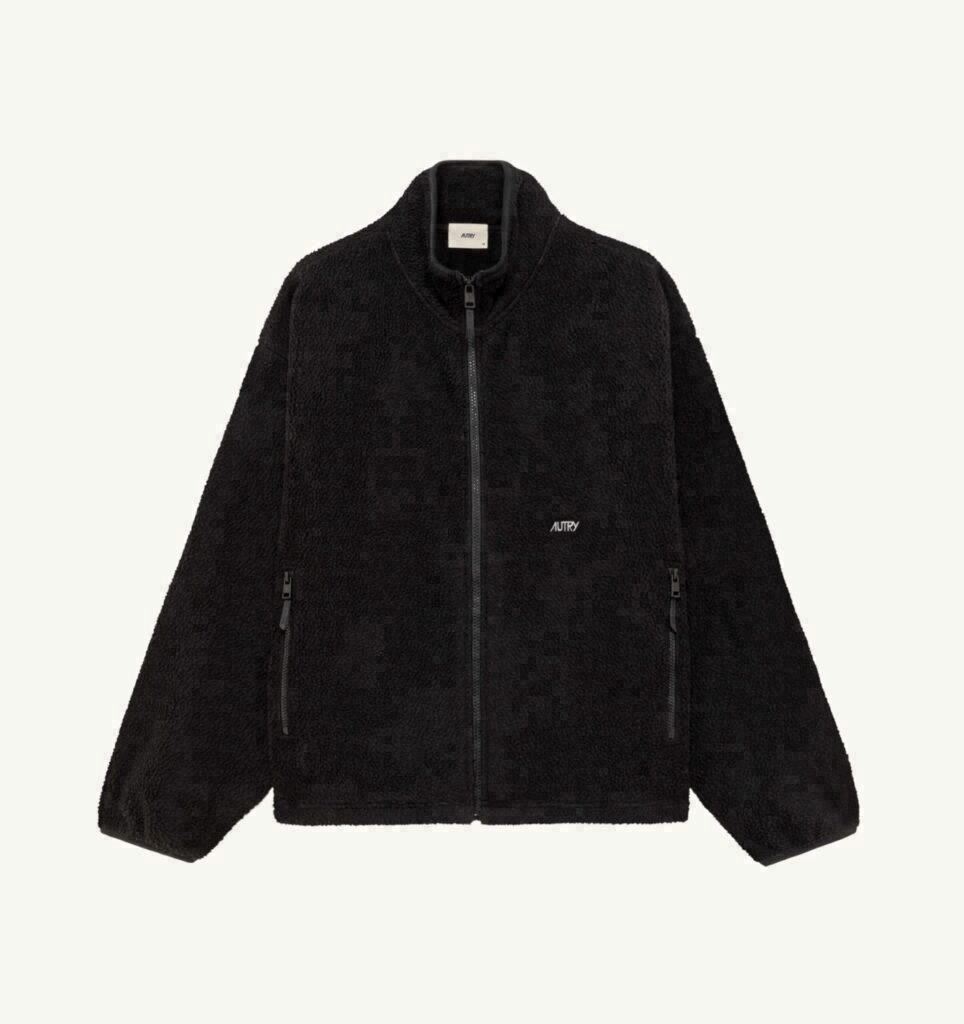 VESTE À FERMETURE ÉCLAIR INTÉGRALE EN POLAIRE UNISEX