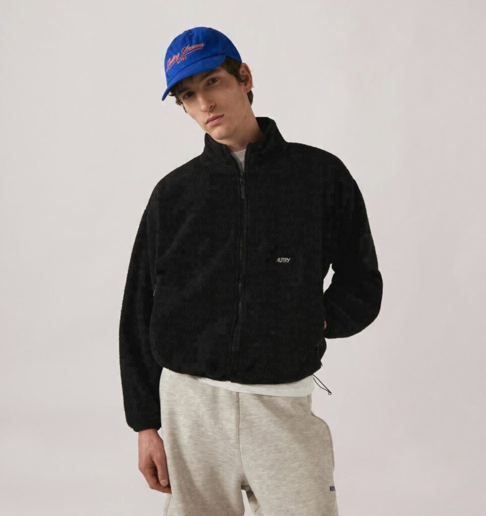 VESTE À FERMETURE ÉCLAIR INTÉGRALE EN POLAIRE UNISEX
