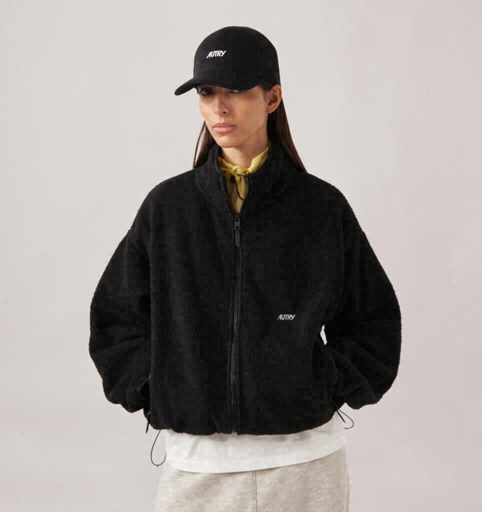 VESTE À FERMETURE ÉCLAIR INTÉGRALE EN POLAIRE UNISEX