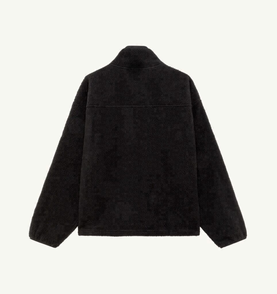 VESTE À FERMETURE ÉCLAIR INTÉGRALE EN POLAIRE UNISEX
