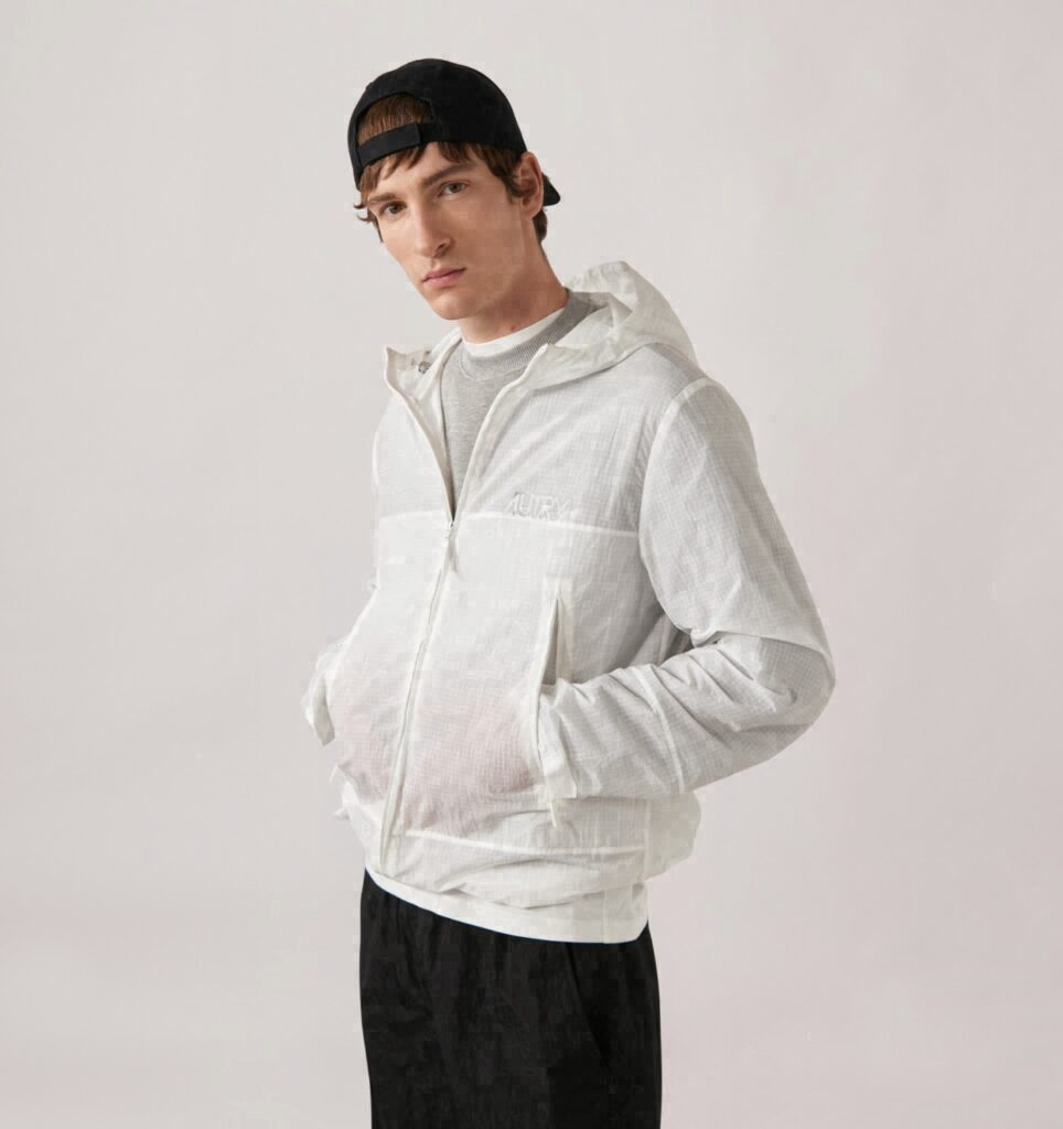 VESTE RIPSTOP À FERMETURE ÉCLAIR INTÉGRALE UNISEX