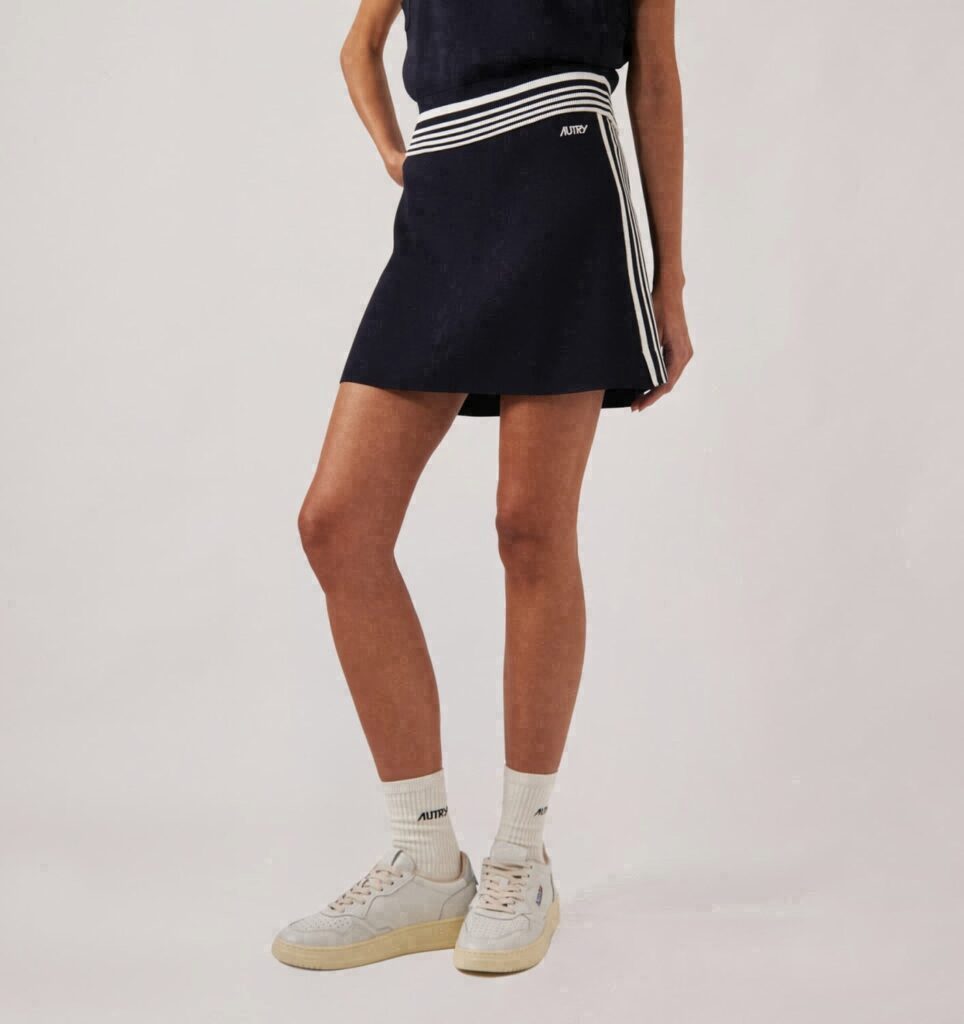 JUPE EN MAILLE DE VISCOSE FEMME