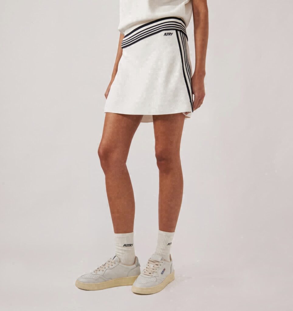JUPE EN MAILLE DE VISCOSE FEMME
