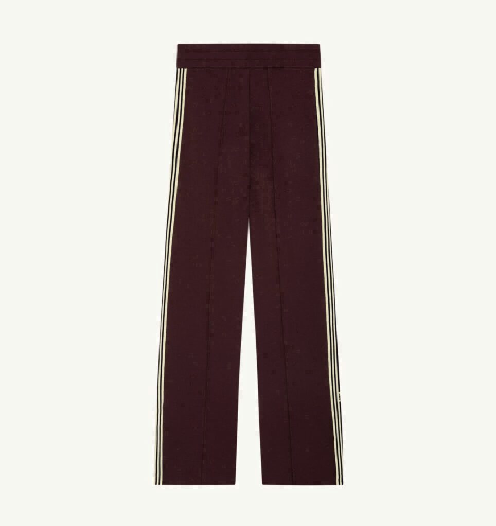 PANTALON DE JOGGING EN VISCOSE TRICOTÉE FEMME