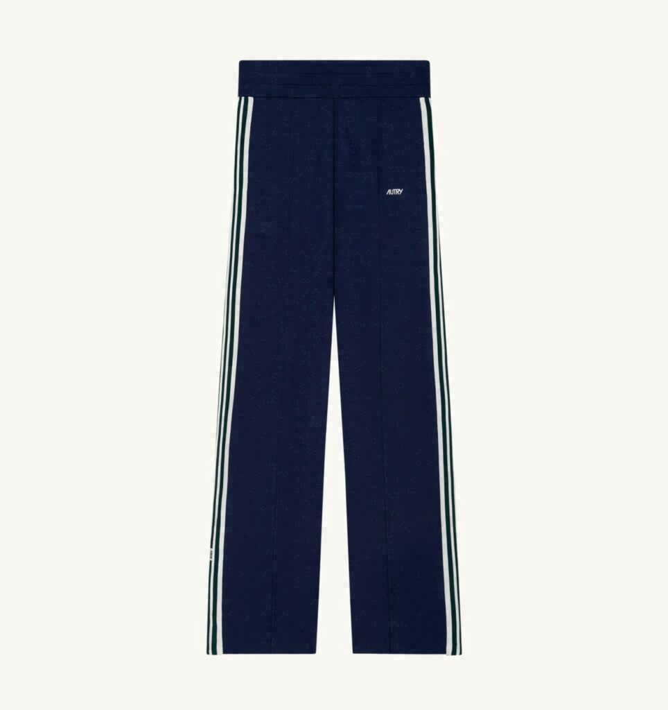 PANTALON DE JOGGING EN VISCOSE TRICOTÉE HOMME