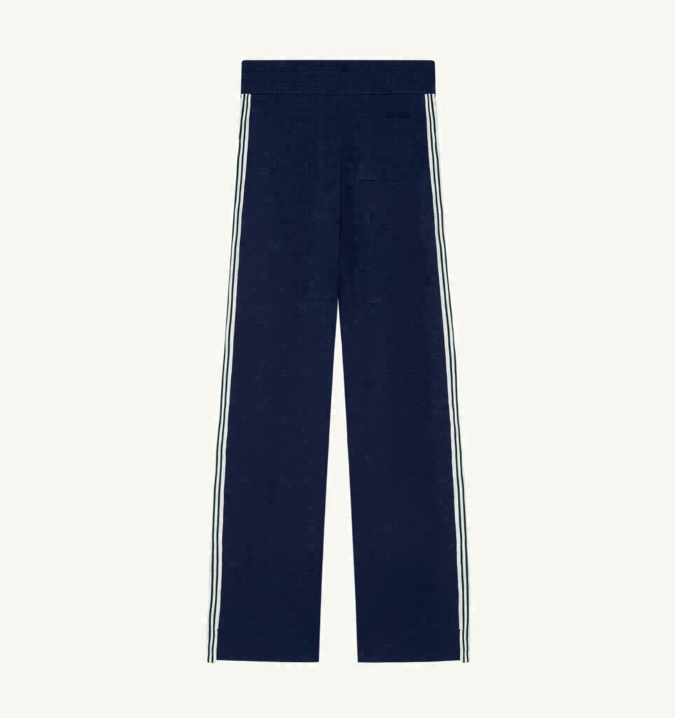 PANTALON DE JOGGING EN VISCOSE TRICOTÉE HOMME