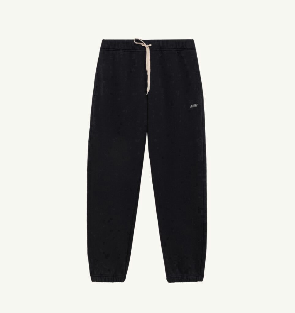 PANTALON EN MOLLETON AVEC LOGO BRODÉ AVEC LOGO BRODÉ FEMME
