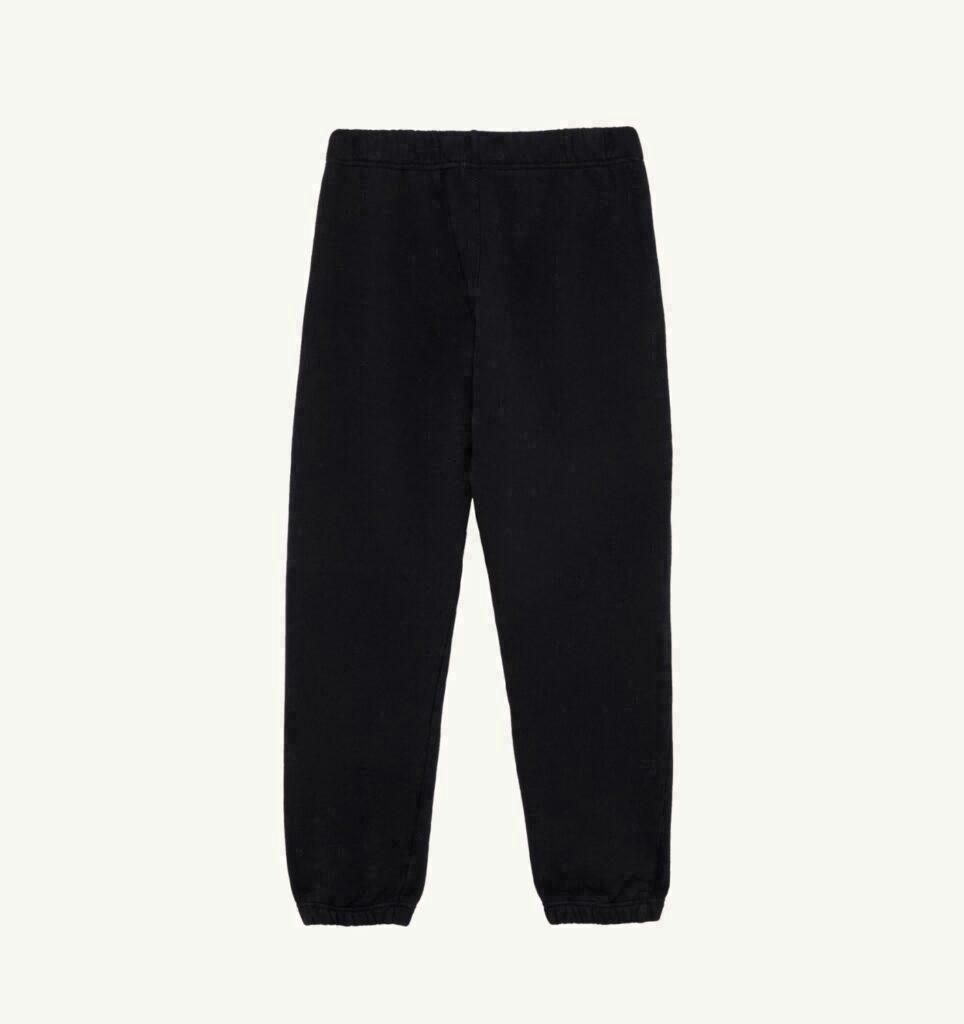 PANTALON EN MOLLETON AVEC LOGO BRODÉ AVEC LOGO BRODÉ FEMME
