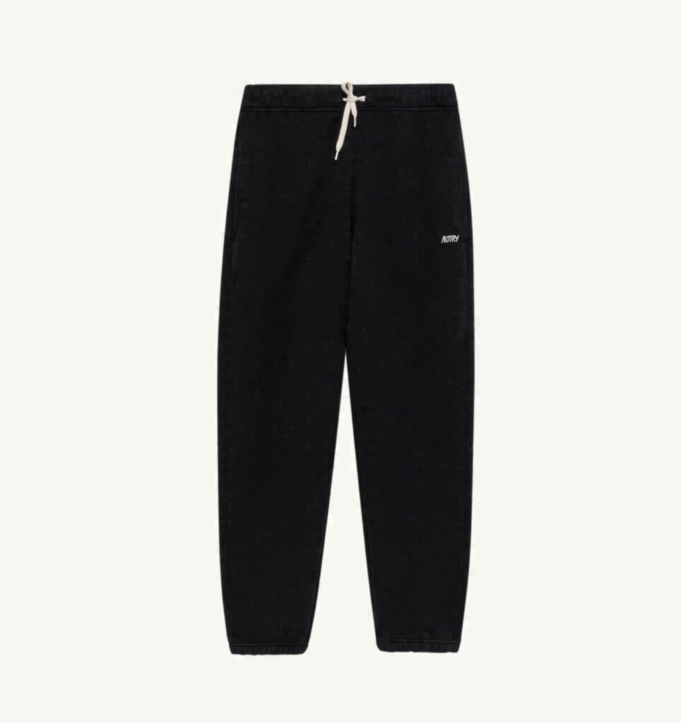 PANTALON EN MOLLETON LOGO BRODÉ HOMME
