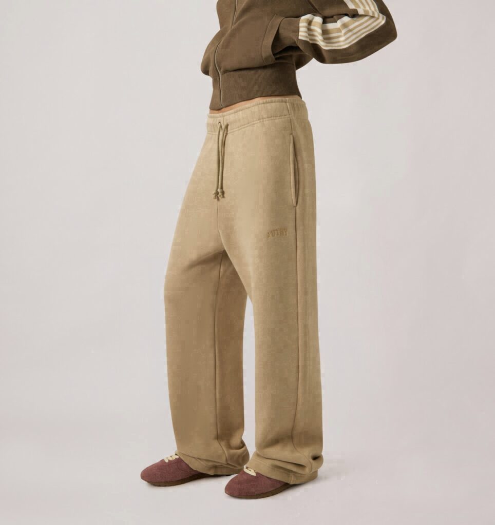 PANTALON EN MOLLETTON TON SUR TON FEMME