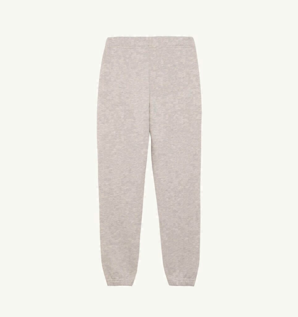 PANTALON EN COTON AVEC LOGO BRODÉ FEMME