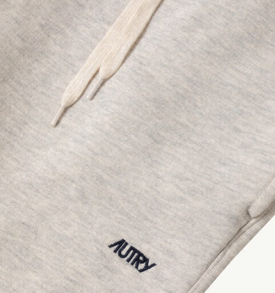 PANTALON EN COTON AVEC LOGO BRODÉ FEMME