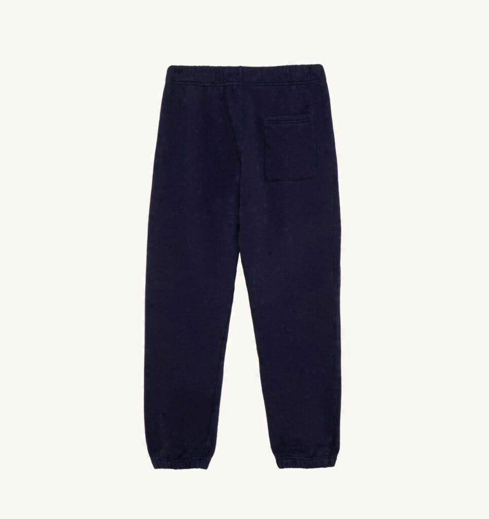 PANTALON EN COTON AVEC LOGO BRODÉ HOMME