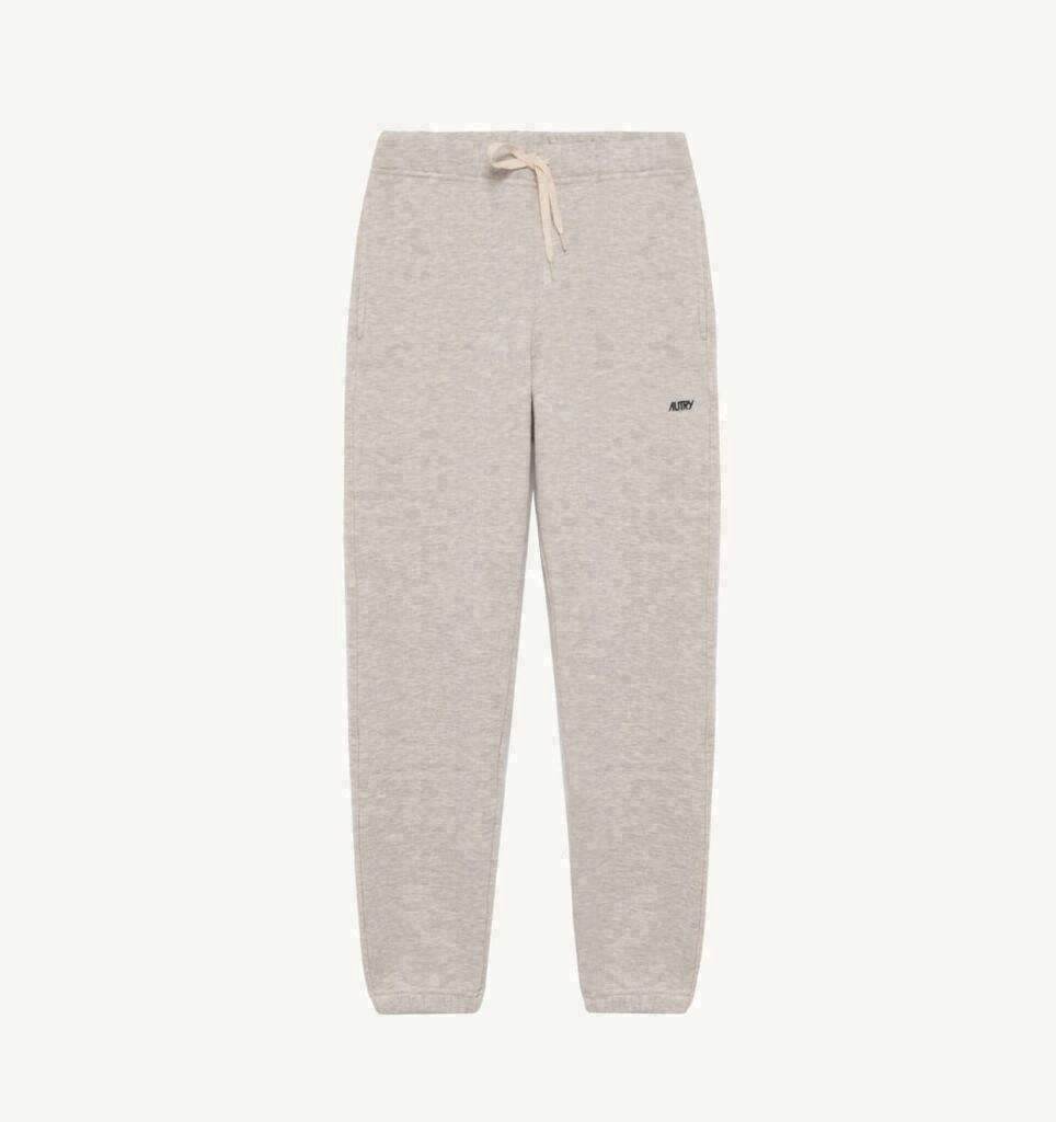 PANTALON EN COTON AVEC LOGO BRODÉ HOMME