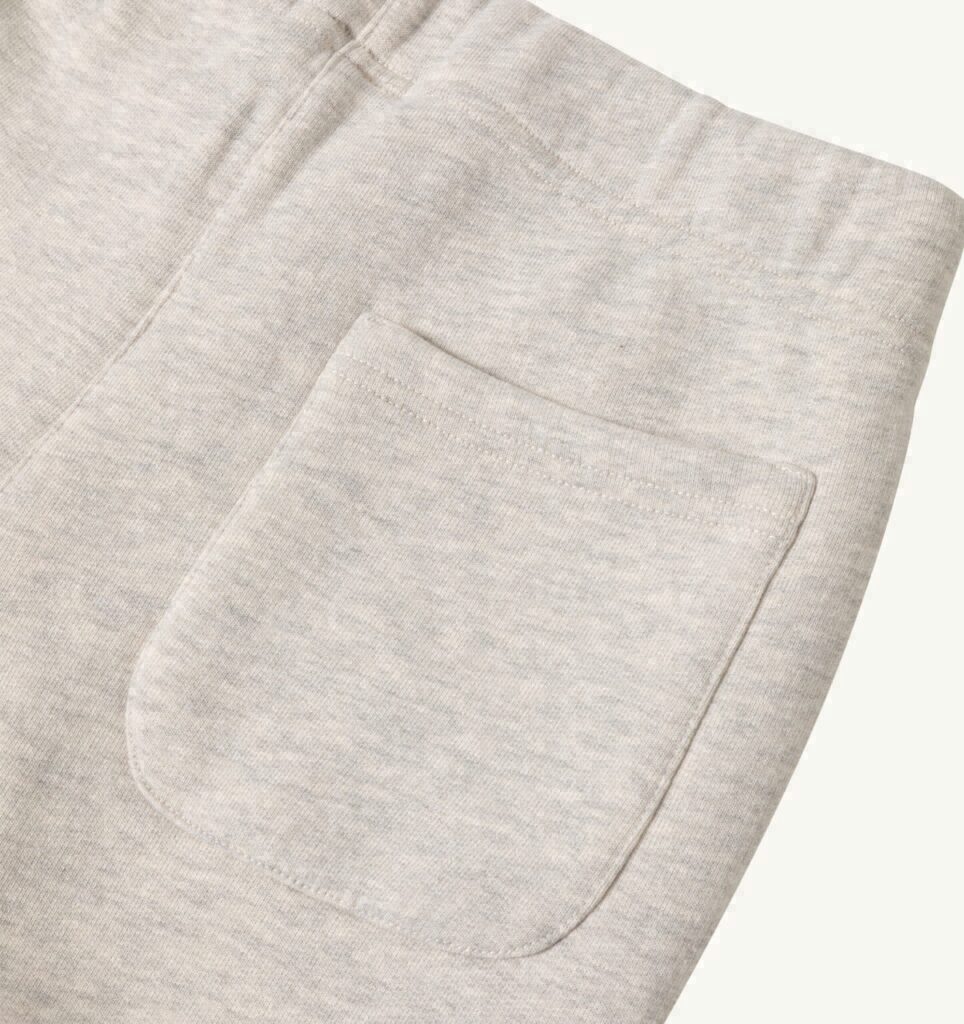 PANTALON EN COTON AVEC LOGO BRODÉ HOMME