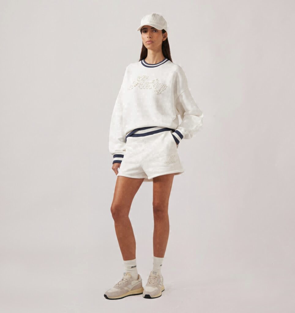 SHORTS AVEC LOGO PERLE FEMME