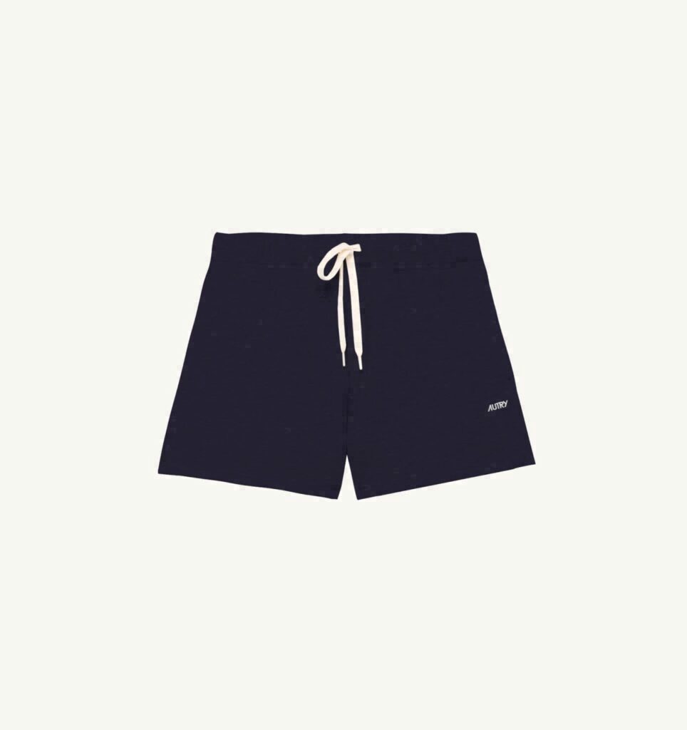SHORTS EN COTON AVEC LOGO BRODÉ FEMME