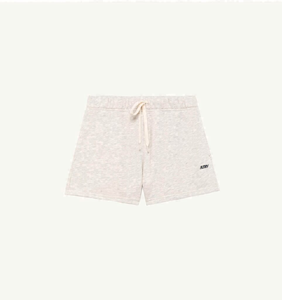 SHORTS EN COTON AVEC LOGO BRODÉ FEMME