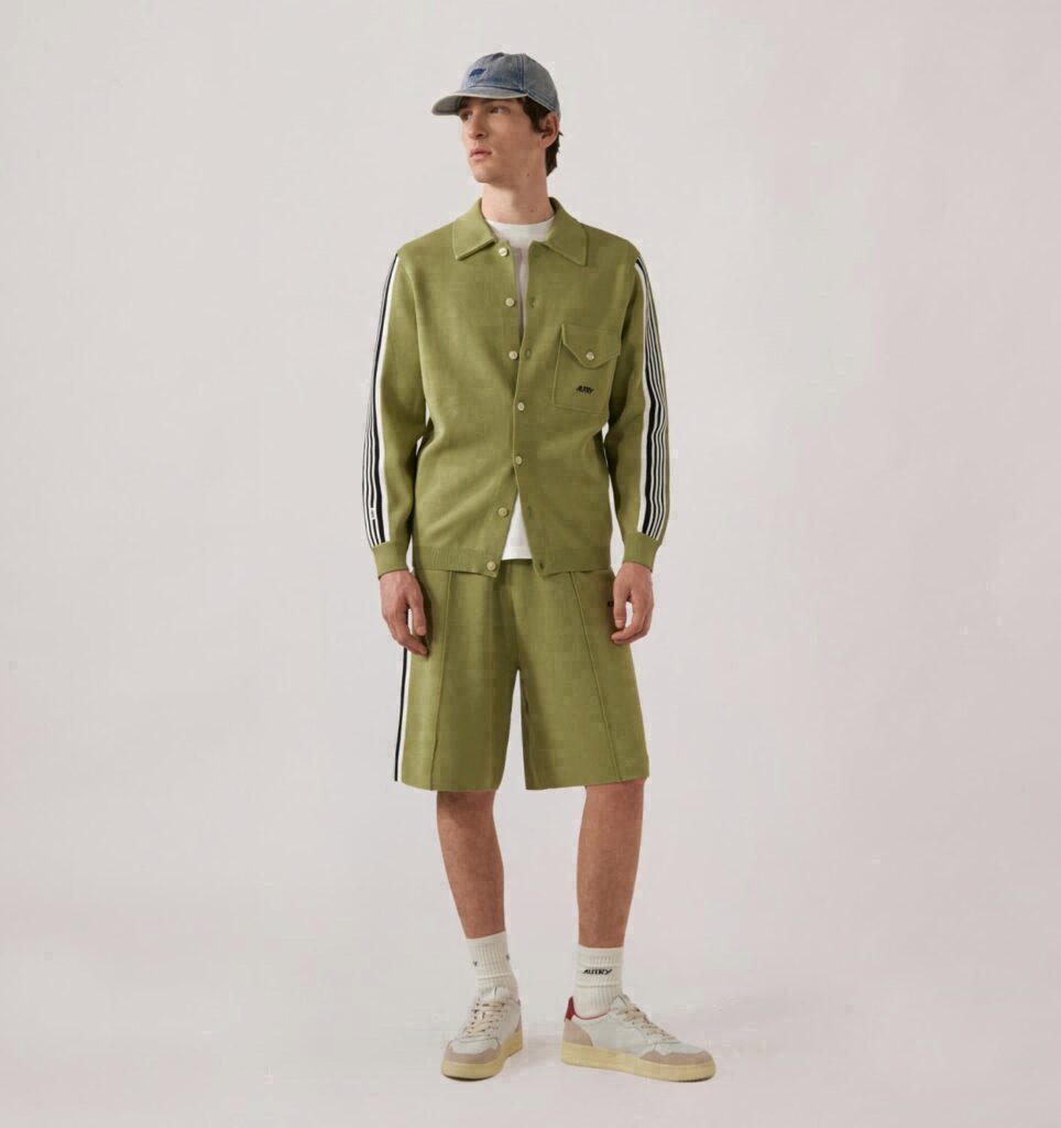 SHORTS EN MAILLE DE VISCOSE HOMME