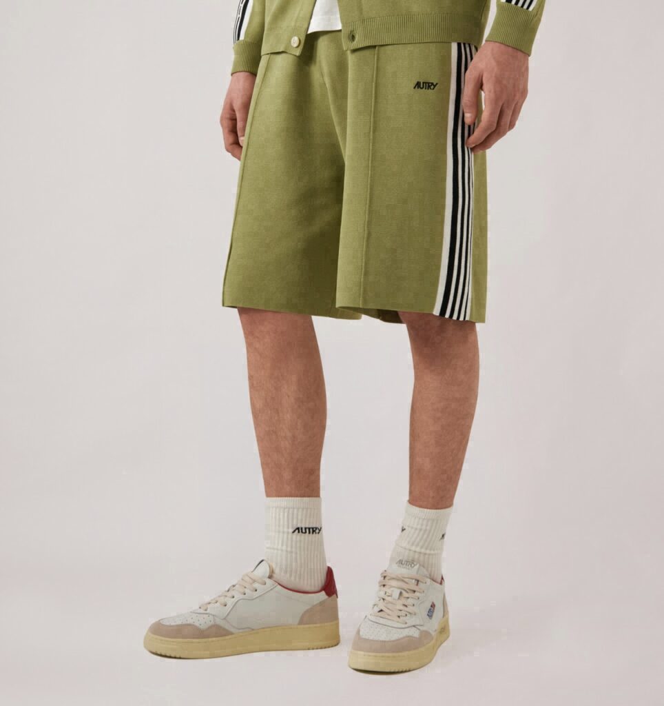 SHORTS EN MAILLE DE VISCOSE HOMME