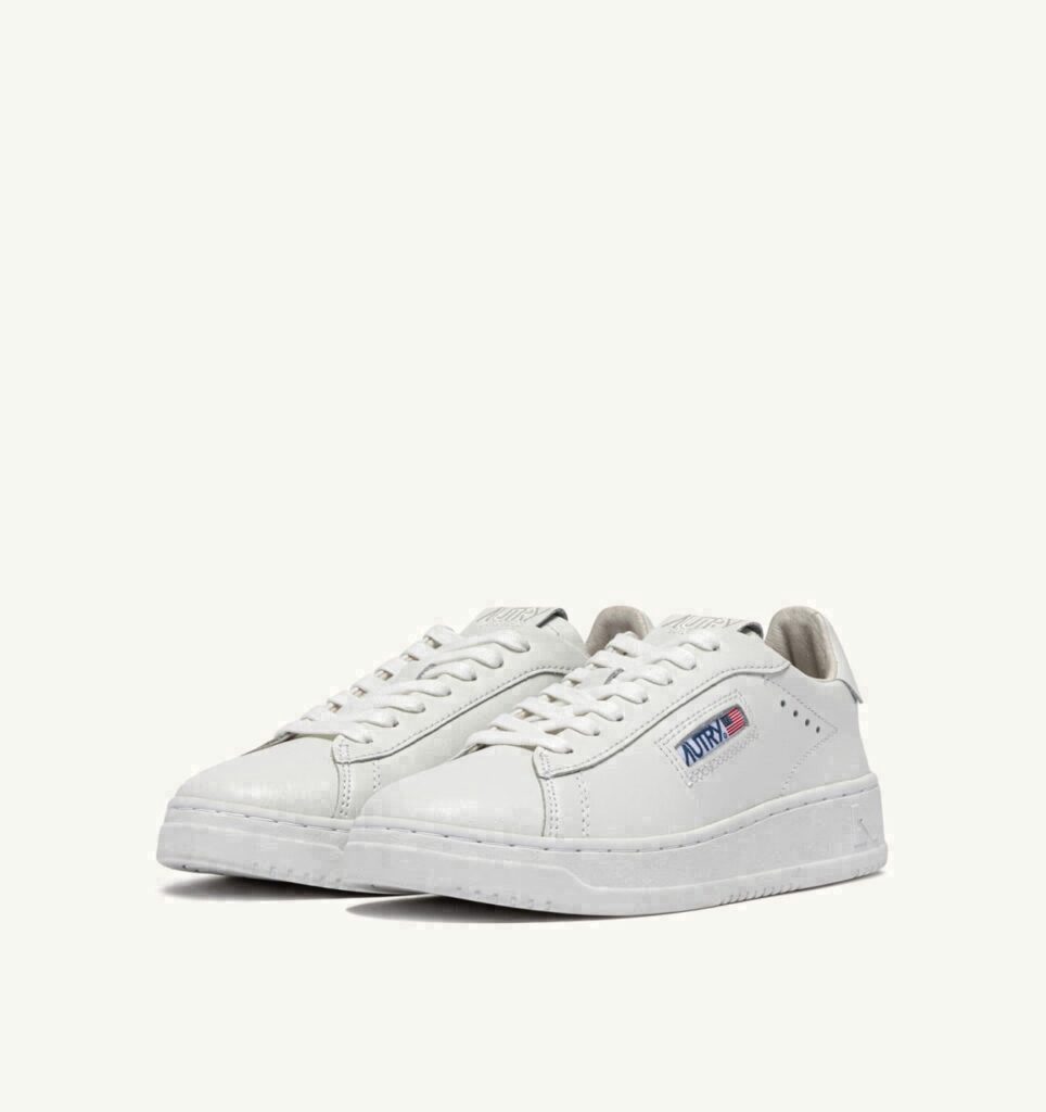DALLAS LOW EN CUIR BLANC