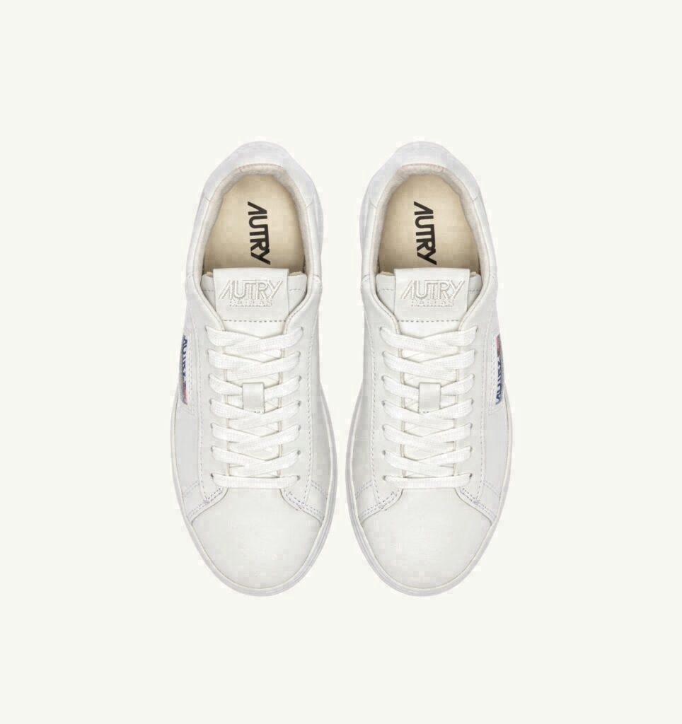 DALLAS LOW EN CUIR BLANC