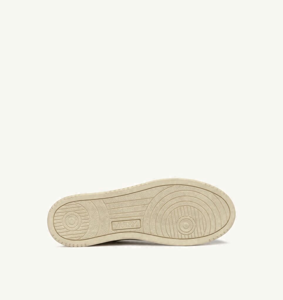 DALLAS LOW EN CUIR BLANC ET SPACE