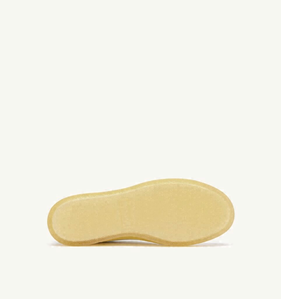 DALLAS LOW EN CUIR ET DAIM MARSHMALLOW COMFREY ET SAND