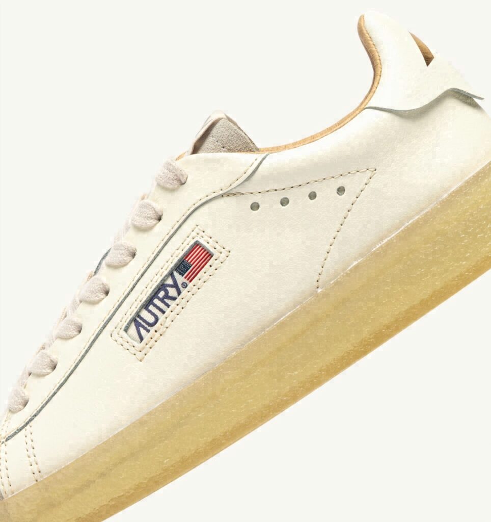 DALLAS LOW EN CUIR ET DAIM MARSHMALLOW ET CRÈME