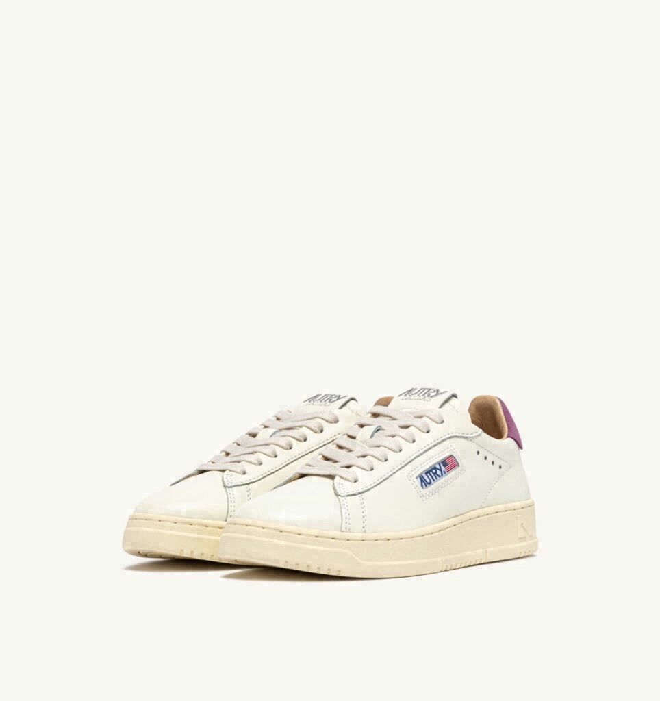 DALLAS LOW EN CUIR FIRENZE ET MARSHMALLOW