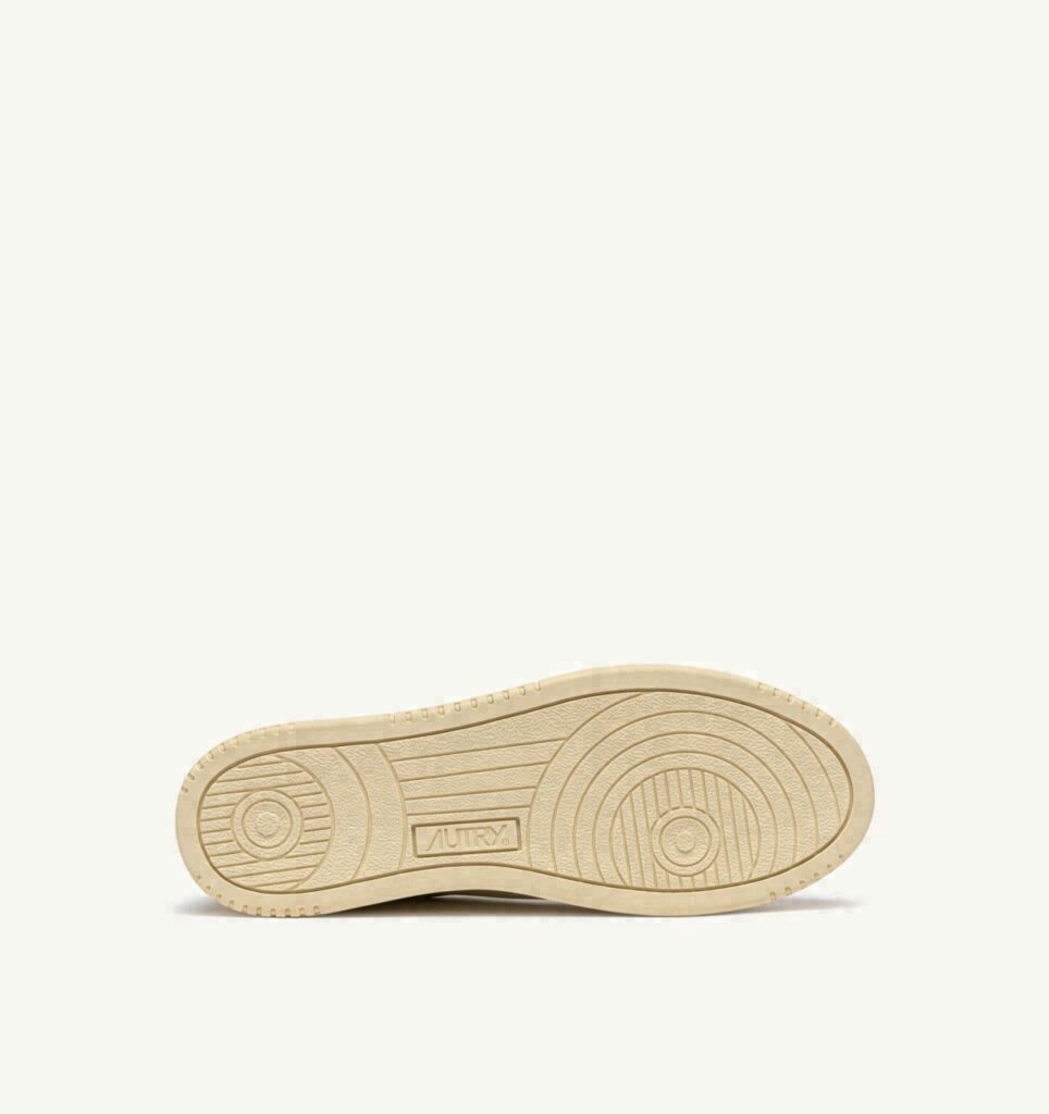 DALLAS LOW EN CUIR MARSHMALLOW ET FIG