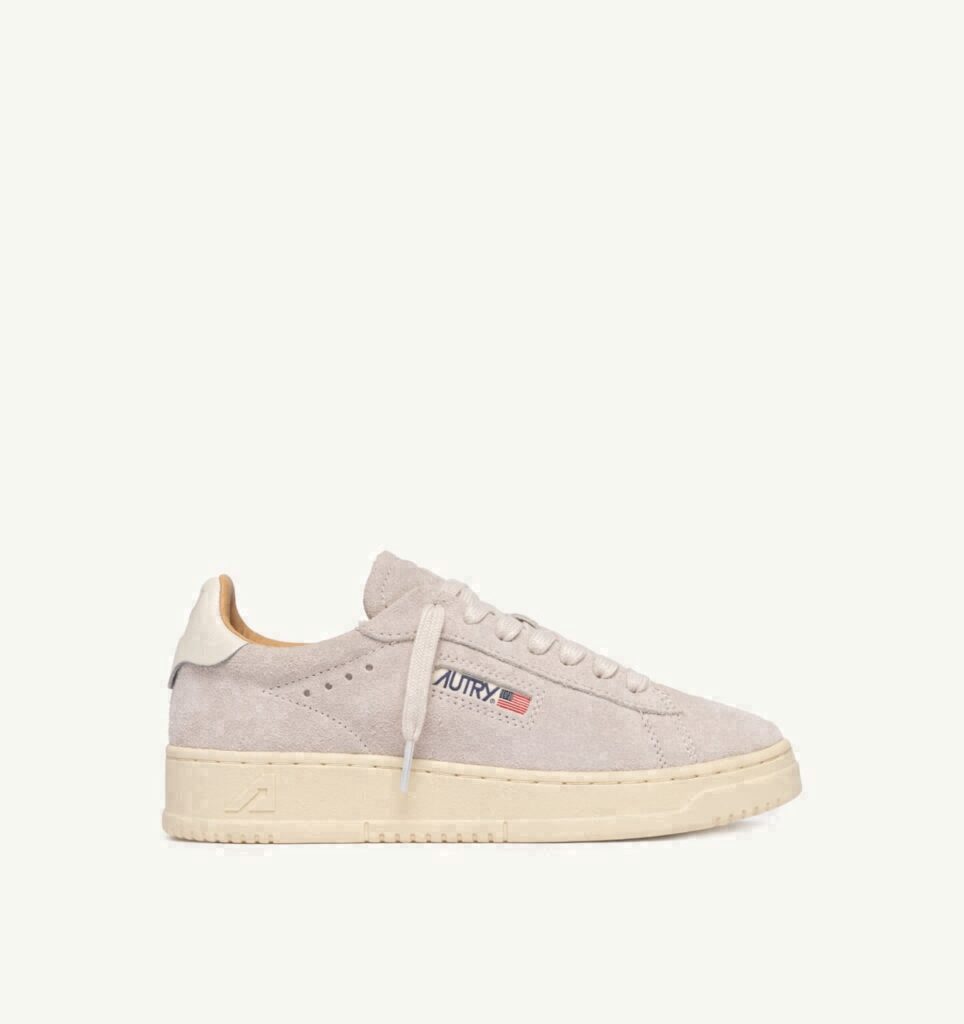 DALLAS LOW EN DAIM BLANC
