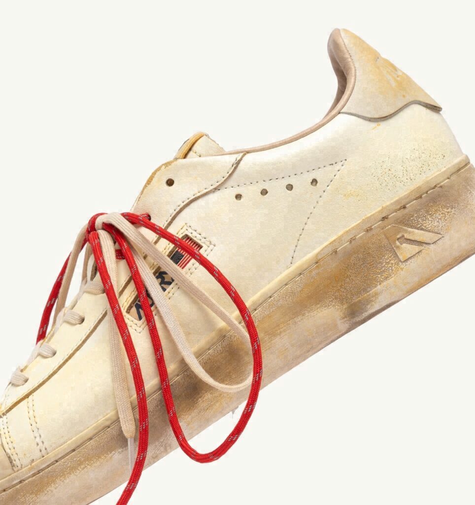 DALLAS LOW SUPER VINTAGE EN CUIR MARSHMALLOW