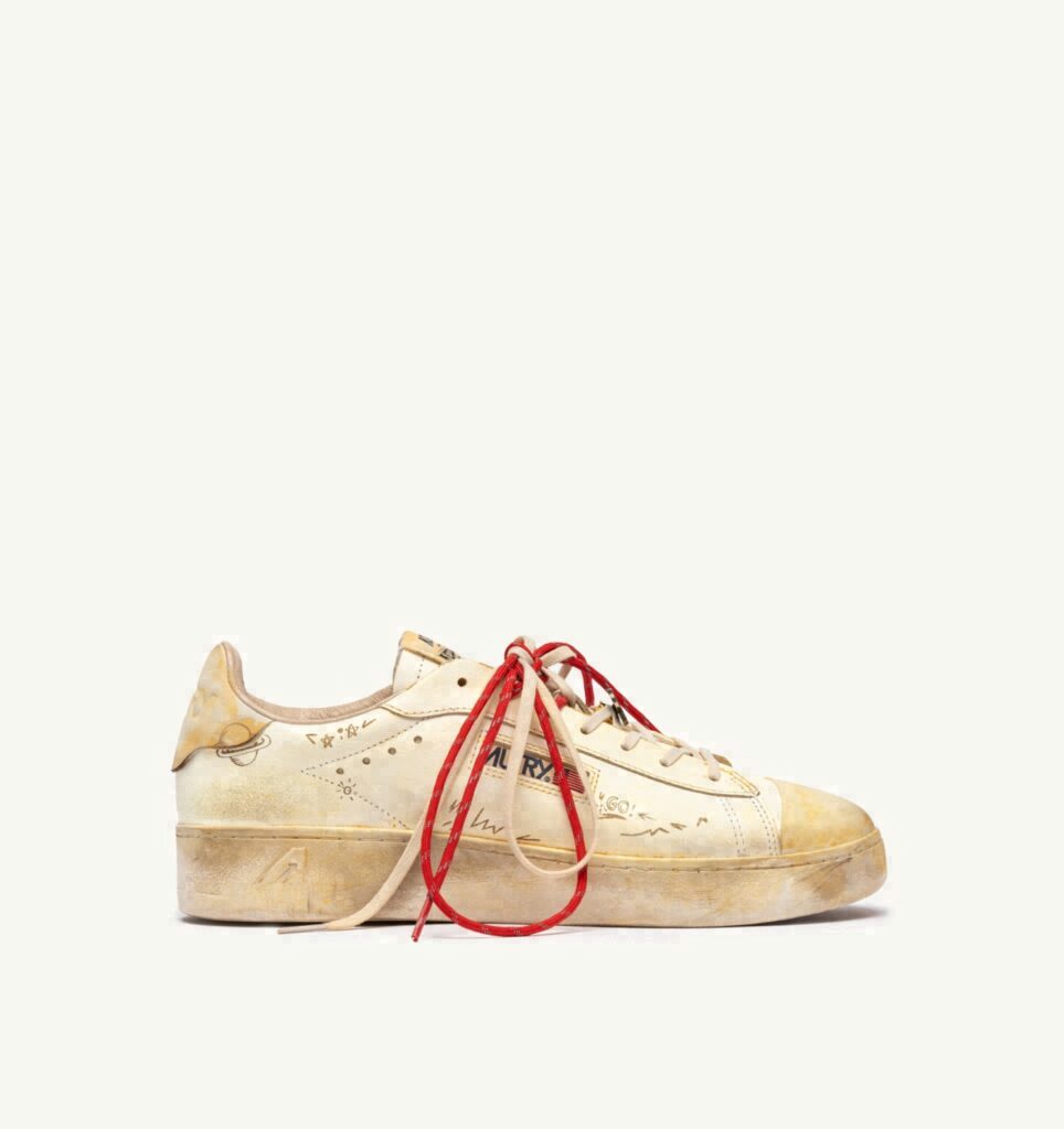 DALLAS LOW SUPER VINTAGE EN CUIR MARSHMALLOW