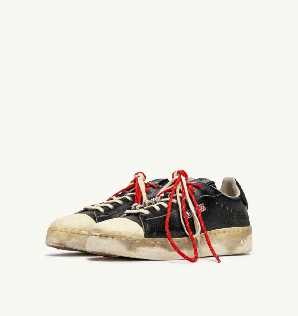 DALLAS LOW SUPER VINTAGE EN CUIR NOIR