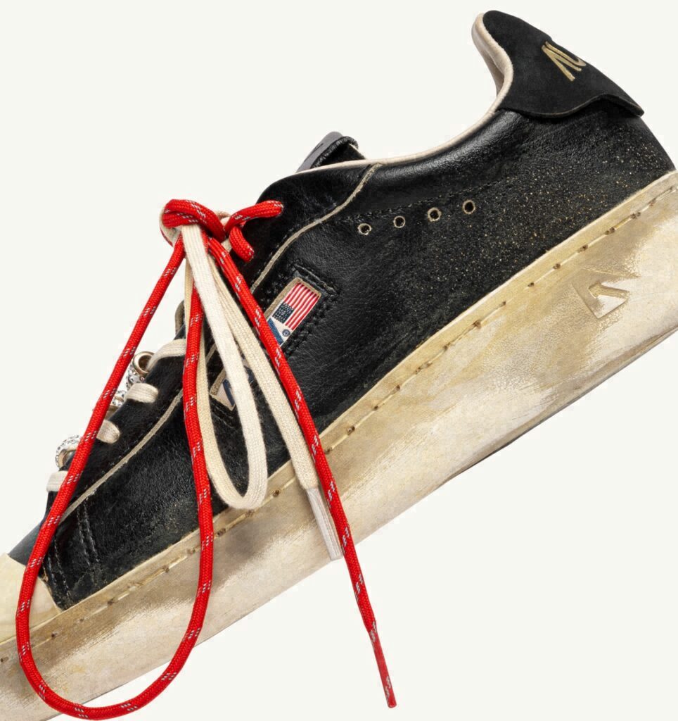 DALLAS LOW SUPER VINTAGE EN CUIR NOIR