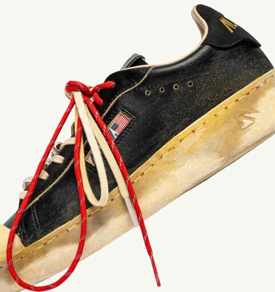 DALLAS LOW SUPER VINTAGE EN CUIR NOIR