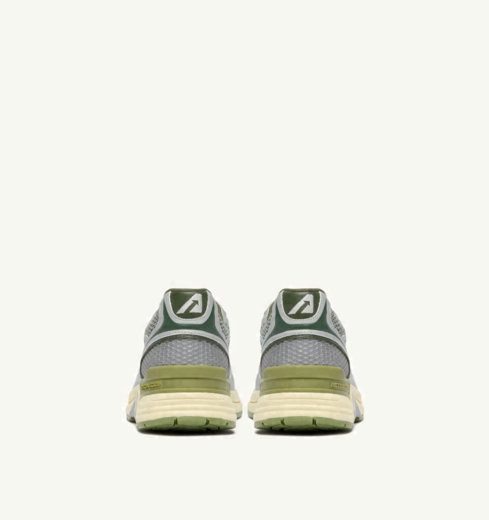 HYPERWAY EN CUIR SYNTHÉTIQUE ET MESH ARGENT SEA GRASS ET CYPRESS